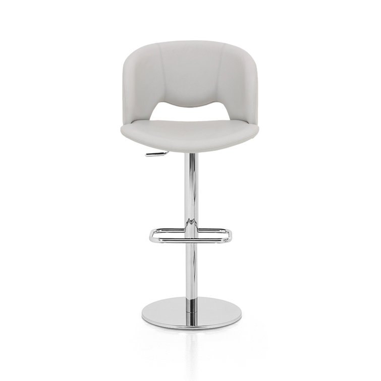 YumanMod Fancy Swivel Adjustable Height Bar Stool Wayfair